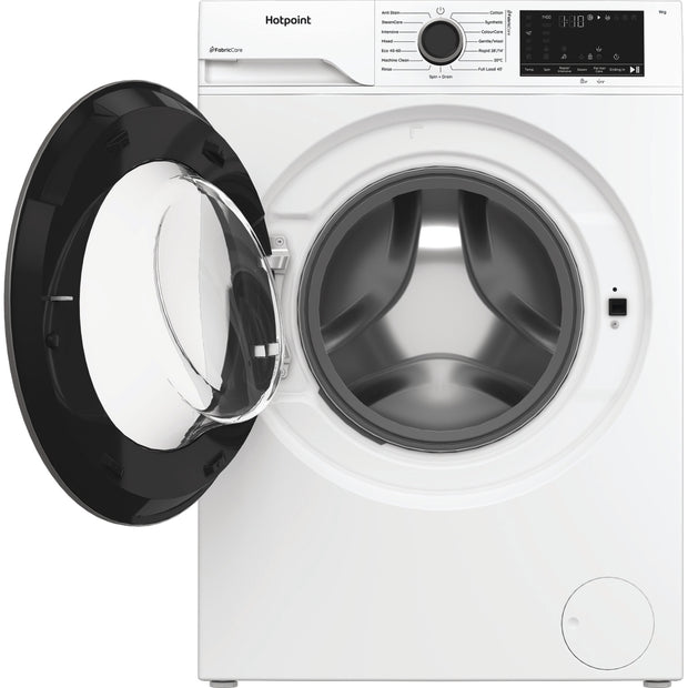 Hotpoint HBWH 93 CARE UK Washing Machine, 9kg, 1400 Spin, White, A Rated - image 1