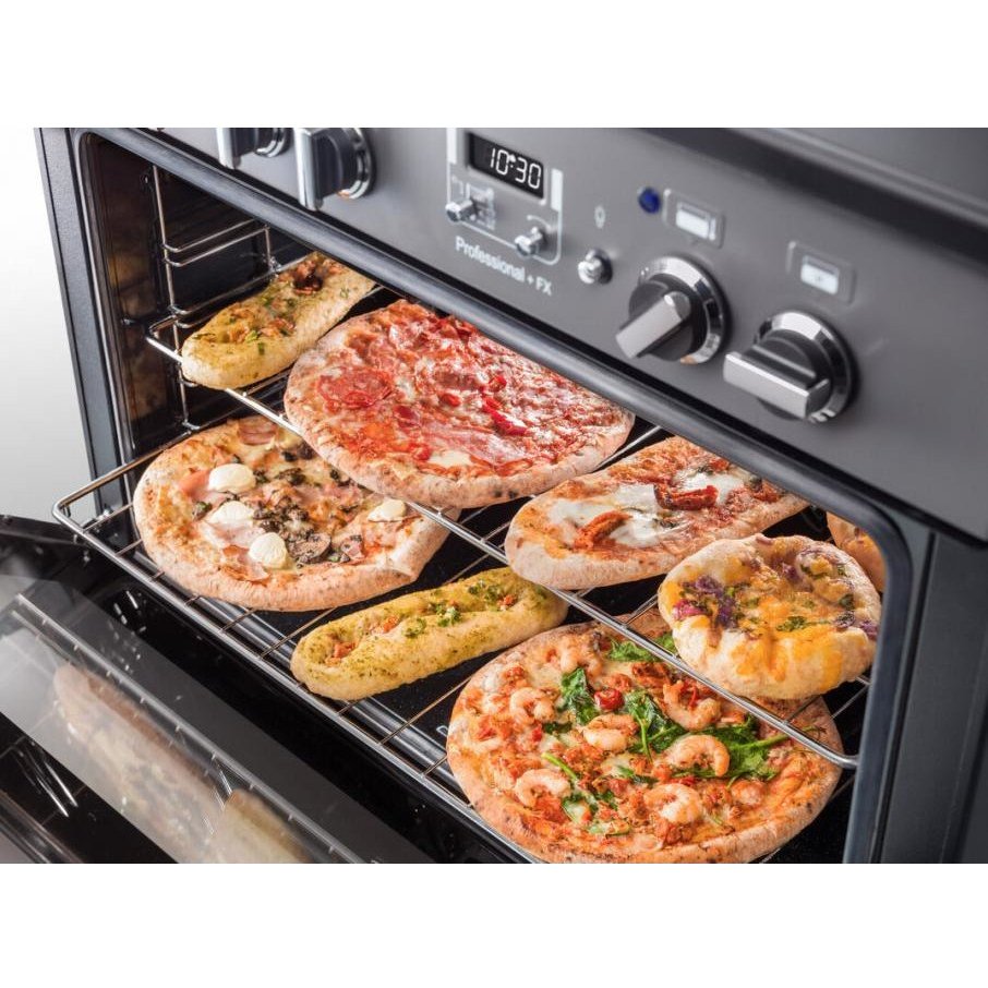Rangemaster PROP90FXDFFGB/C Professional Plus FX Black / Chrome 90cm Dual Fuel Range Cooker - product image 12