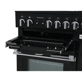 Rangemaster PROP90DFFGB/C Professional Plus Black / Chrome 90cm Dual Fuel Range Cooker - product image 3