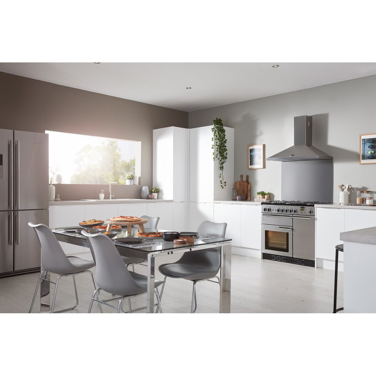 Rangemaster PROP90DFFGB/C Professional Plus Black / Chrome 90cm Dual Fuel Range Cooker - product image 24