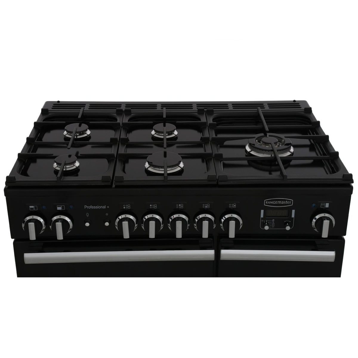 Rangemaster PROP90DFFGB/C Professional Plus Black / Chrome 90cm Dual Fuel Range Cooker - product image 10