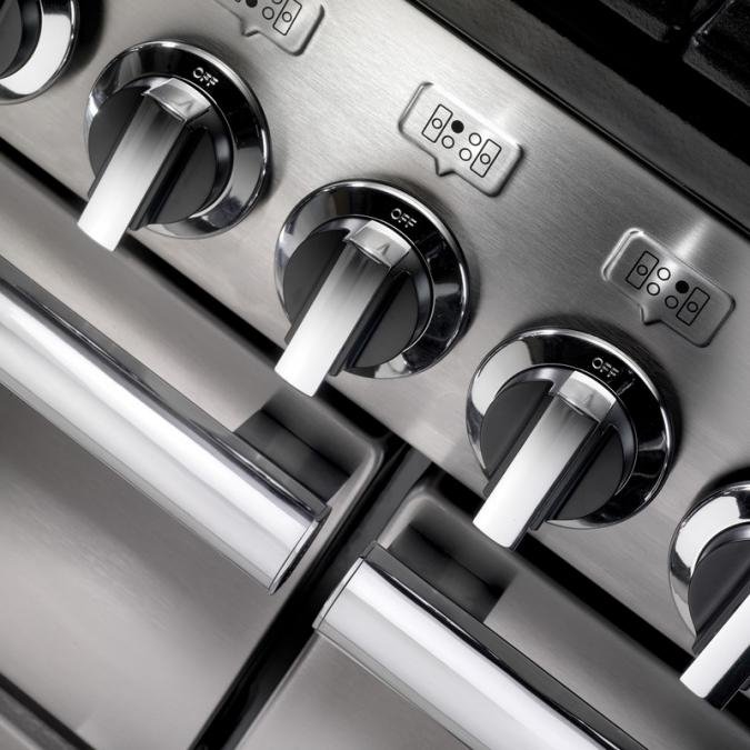 Rangemaster PROP110DFFCR/C Professional Plus Cream / Chrome 110cm Dual Fuel Range Cooker - product image 9
