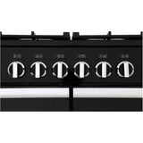 Rangemaster PROP110DFFCY/C Professional Plus Cranberry / Chrome 110cm Dual Fuel Range Cooker - product image 7
