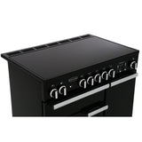Rangemaster PROP90EIGB/C Professional Plus Black / Chrome 90cm Induction Range Cooker - product image 11