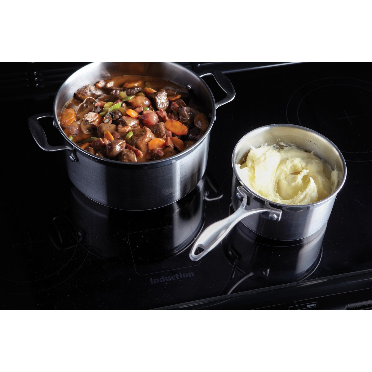 Rangemaster PROP90EIGB/C Professional Plus Black / Chrome 90cm Induction Range Cooker - product image 12