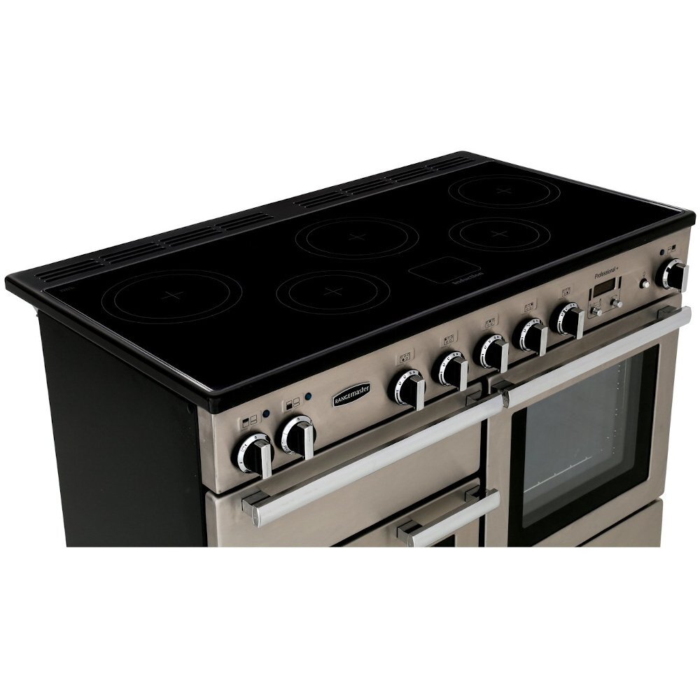 Rangemaster PROP110EIGB/C Professional Plus Black / Chrome 110cm Induction Range Cooker - product image 13