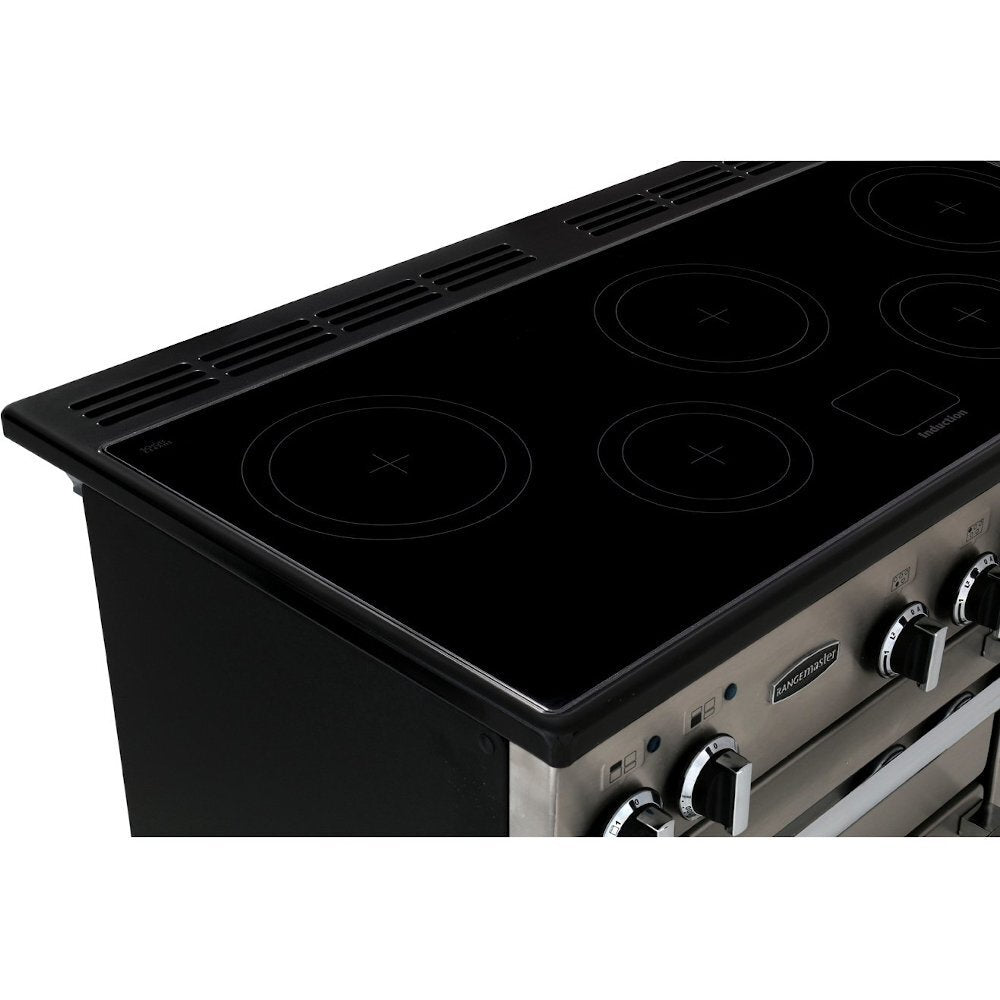 Rangemaster PROP110EIGB/C Professional Plus Black / Chrome 110cm Induction Range Cooker - product image 14
