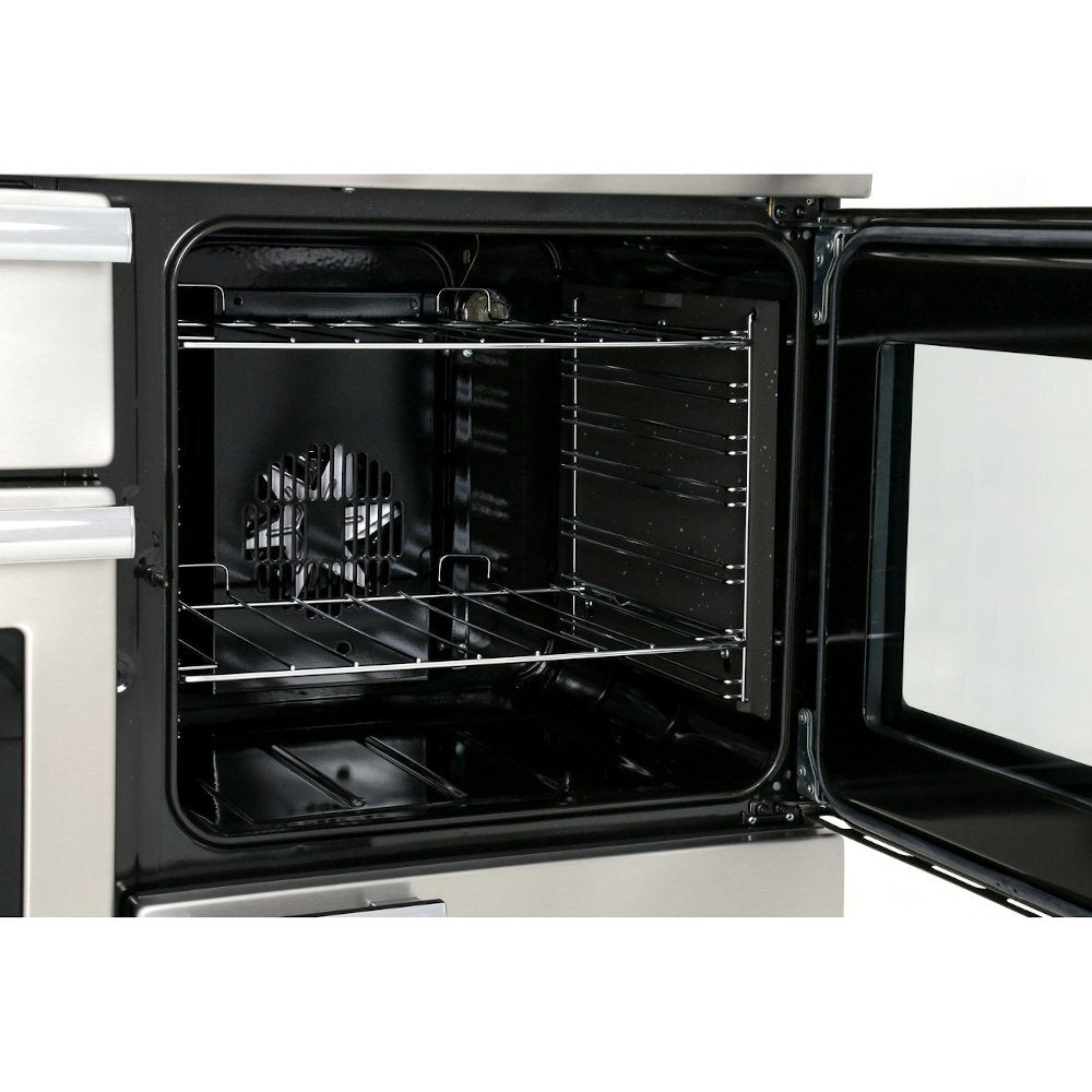 Rangemaster PROP110EIGB/C Professional Plus Black / Chrome 110cm Induction Range Cooker - product image 7