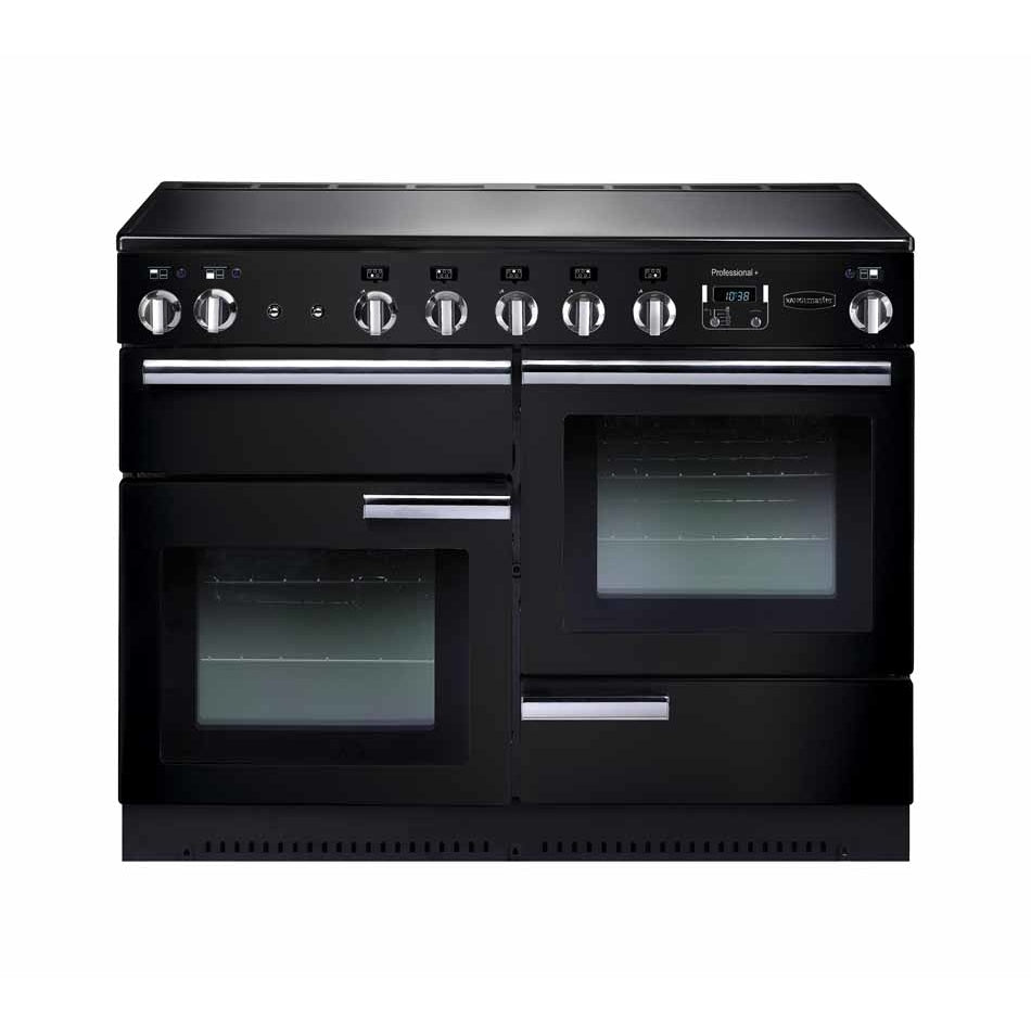 Rangemaster PROP110EIGB/C Professional Plus Black / Chrome 110cm Induction Range Cooker - product image 1