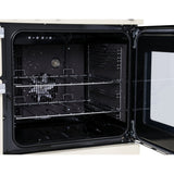 Rangemaster PROP110ECCY/C Professional Plus Cranberry / Chrome 110cm Ceramic Range Cooker - product image 5