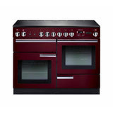 Rangemaster PROP110ECCY/C Professional Plus Cranberry / Chrome 110cm Ceramic Range Cooker - product image 1