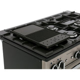 Rangemaster PROP100DFFSS/C Professional Plus Stainless Steel / Chrome 100cm Dual Fuel Range Cooker - product image 18