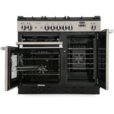 Rangemaster PROP100DFFSS/C Professional Plus Stainless Steel / Chrome 100cm Dual Fuel Range Cooker - product image 4