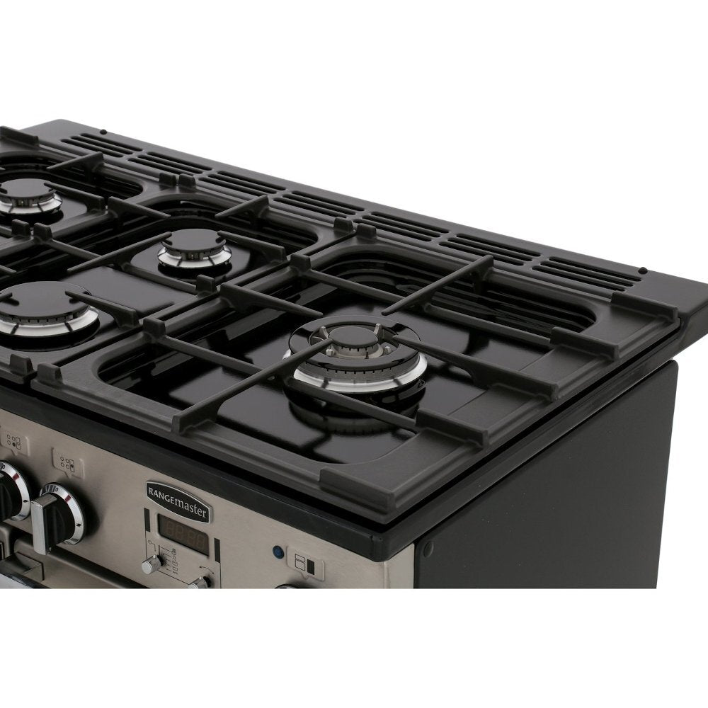 Rangemaster PROP100DFFGB/C Professional Plus Black / Chrome 100cm Dual Fuel Range Cooker - product image 18