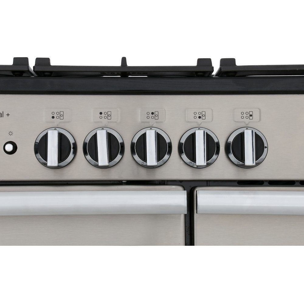 Rangemaster PROP100DFFCY/C Professional Plus Cranberry / Chrome 100cm Dual Fuel Range Cooker - product image 11