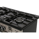 Rangemaster PROP100DFFCY/C Professional Plus Cranberry / Chrome 100cm Dual Fuel Range Cooker - product image 18