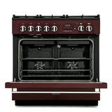 Rangemaster PROP90FXPDFFGB/C Professional Plus FXP Black / Chrome 90cm Dual Fuel Range Cooker - product image 3