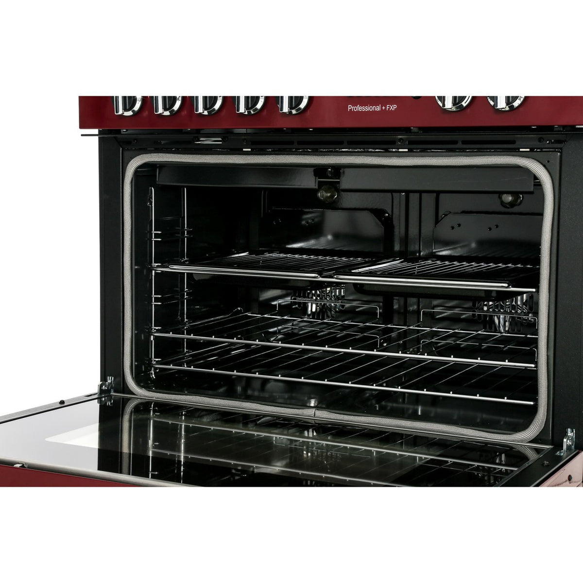 Rangemaster PROP90FXPDFFGB/C Professional Plus FXP Black / Chrome 90cm Dual Fuel Range Cooker - product image 4