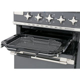 Rangemaster ELS110DFFGB Elise Black / Brushed Nickel 110cm Dual Fuel Range Cooker - product image 4