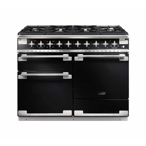 Rangemaster ELS110DFFGB Elise Black / Brushed Nickel 110cm Dual Fuel Range Cooker - product image 1