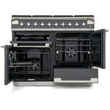Rangemaster ELS110DFFCA Elise China Blue / Brushed Nickel 110cm Dual Fuel Range Cooker - product image 3