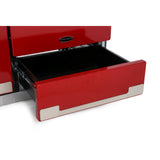 Rangemaster ELS110DFFRD Elise Cherry Red / Brushed Nickel 110cm Dual Fuel Range Cooker - product image 9