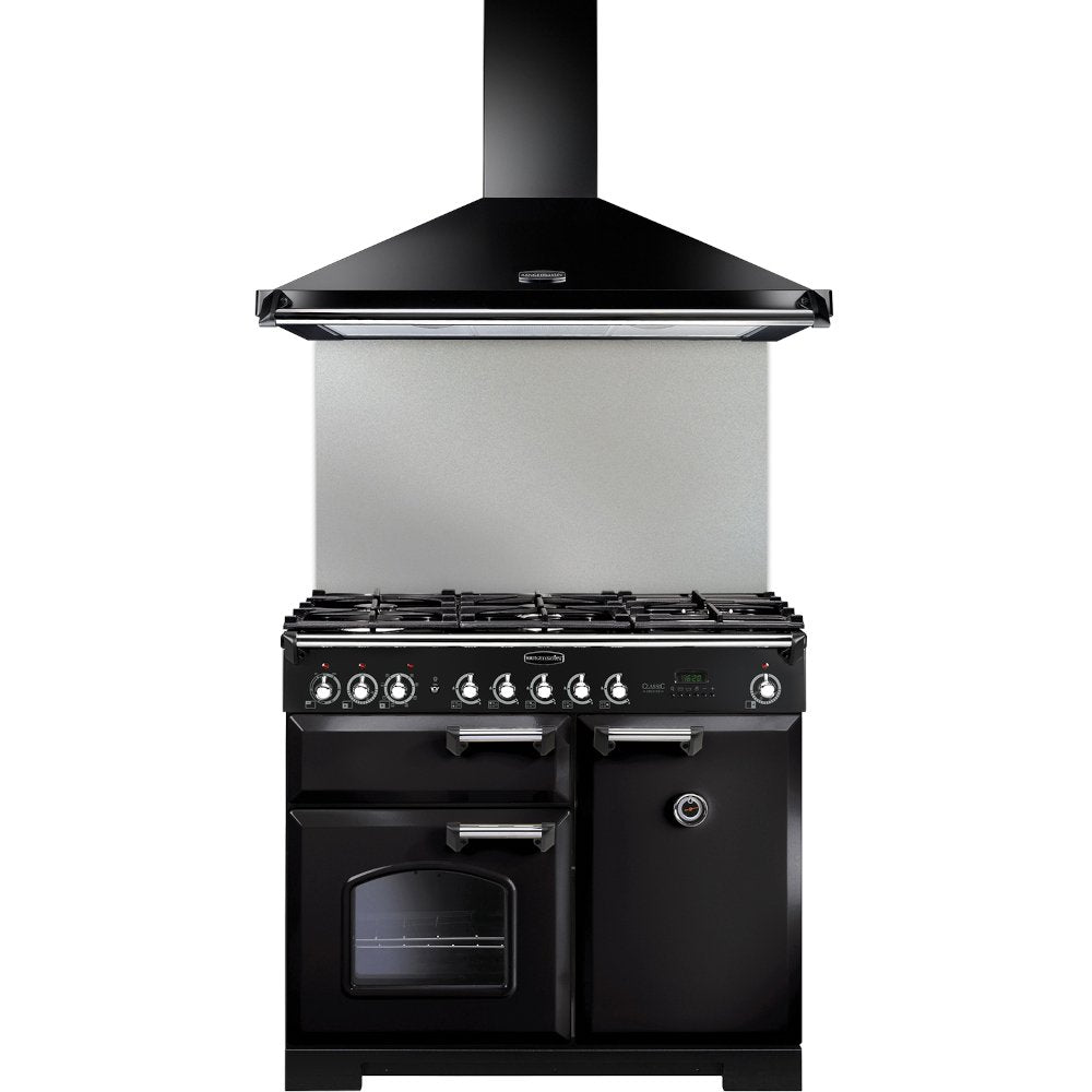 Rangemaster CLAHDC100BC Classic Black / Chrome Cooker Hood - product image 4