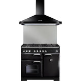 Rangemaster CLAHDC100BC Classic Black / Chrome Cooker Hood - product image 4