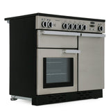 Rangemaster PROP100EISS/C Professional Plus Stainless Steel / Chrome 100cm Induction Range Cooker - product image 3