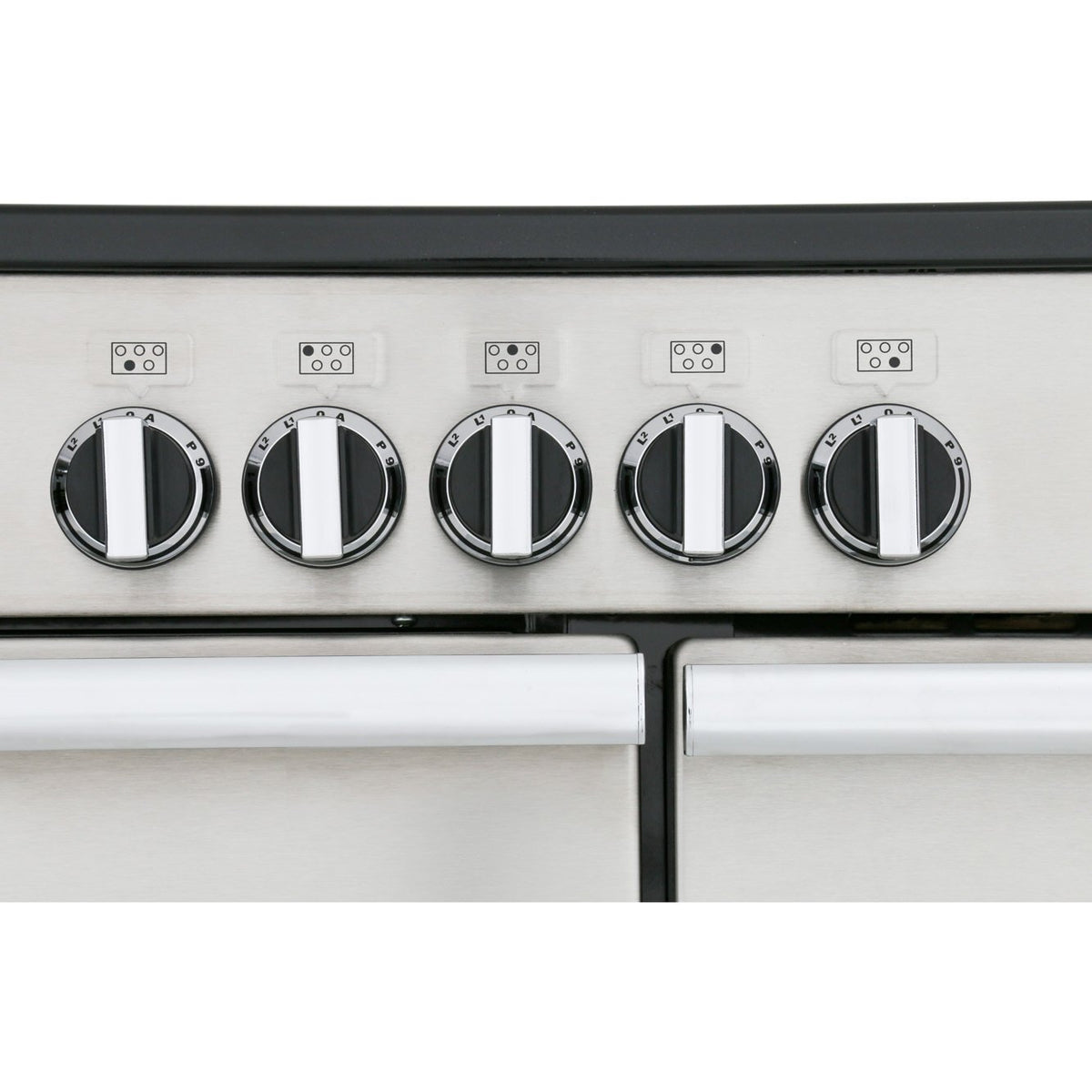 Rangemaster PROP100EICY/C Professional Plus Cranberry / Chrome 100cm Induction Range Cooker - product image 11