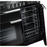 Rangemaster PROP100EICY/C Professional Plus Cranberry / Chrome 100cm Induction Range Cooker - product image 6