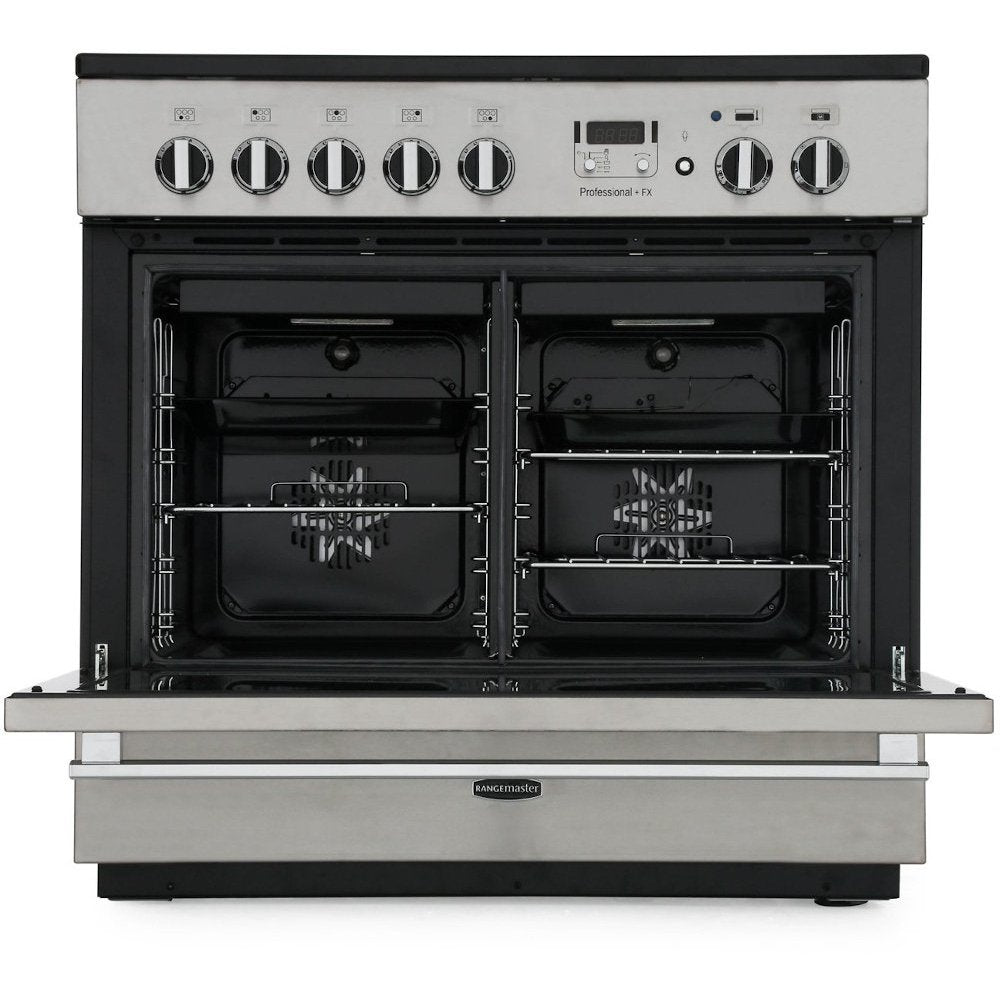 Rangemaster PROP90FXEIGB/C Professional Plus FX Black / Chrome 90cm Induction Range Cooker - product image 2