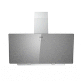 CIARRA 90cm Brushed Silver Glass Angled Cooker Hood With Touch Control A+++ CBCS9736H-S