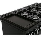 Rangemaster PDL110DFFGB/C Professional Deluxe Black / Chrome 110cm Dual Fuel Range Cooker - product image 15