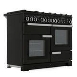 Rangemaster PDL110DFFGB/C Professional Deluxe Black / Chrome 110cm Dual Fuel Range Cooker - product image 4