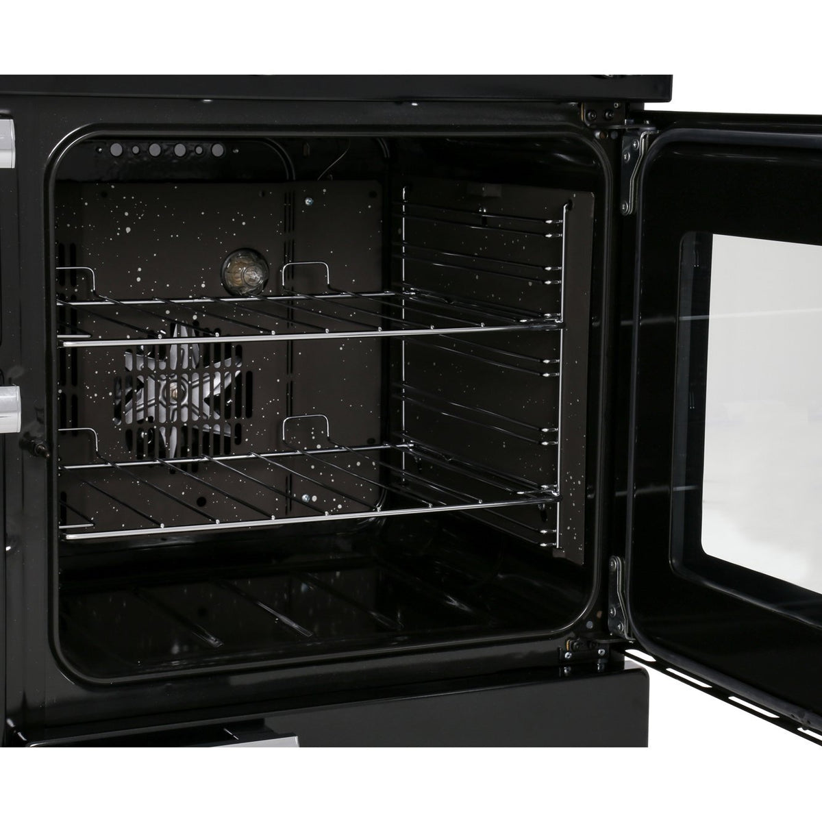 Rangemaster PDL110DFFCR/C Professional Deluxe Cream / Chrome 110cm Dual Fuel Range Cooker - product image 5