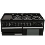 Rangemaster PDL110DFFCY/C Professional Deluxe Cranberry / Chrome 110cm Dual Fuel Range Cooker - product image 11