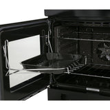Rangemaster PDL110DFFCY/C Professional Deluxe Cranberry / Chrome 110cm Dual Fuel Range Cooker - product image 3
