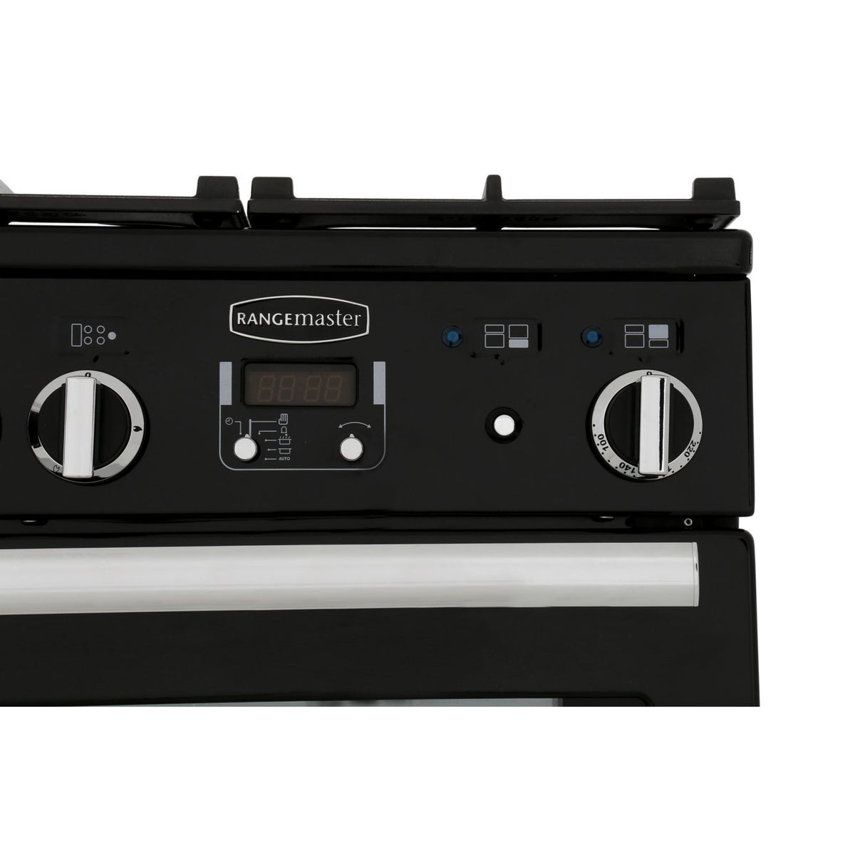 Rangemaster PDL110DFFCY/C Professional Deluxe Cranberry / Chrome 110cm Dual Fuel Range Cooker - product image 10