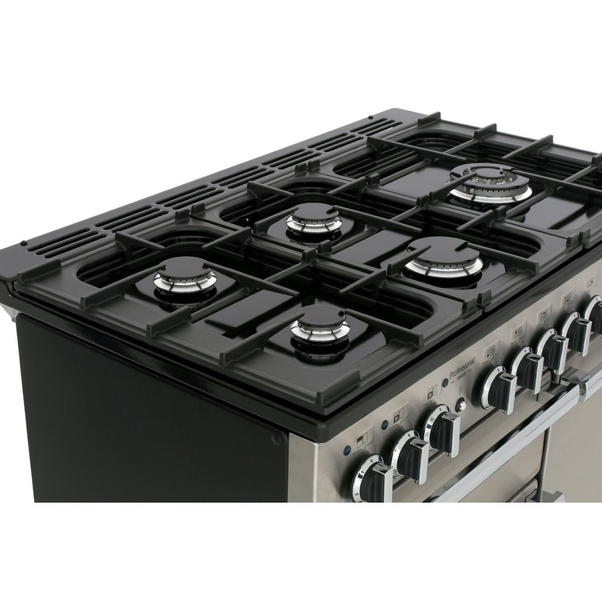 Rangemaster PDL100DFFSS/C Professional Deluxe Stainless Steel / Chrome 100cm Dual Fuel Range Cooker - product image 12