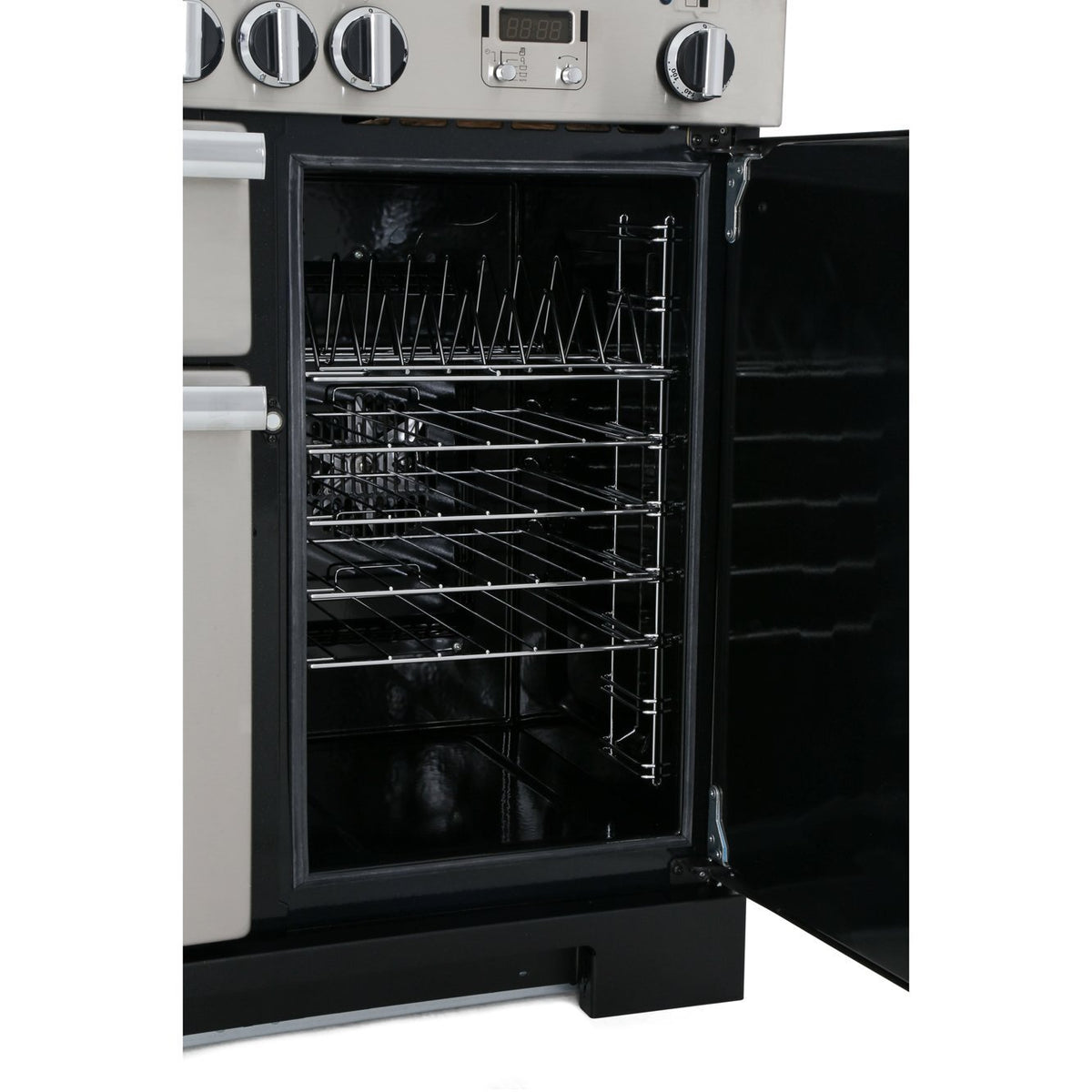 Rangemaster PDL100DFFSS/C Professional Deluxe Stainless Steel / Chrome 100cm Dual Fuel Range Cooker - product image 4