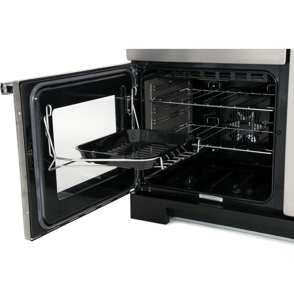 Rangemaster PDL100DFFSS/C Professional Deluxe Stainless Steel / Chrome 100cm Dual Fuel Range Cooker - product image 5