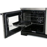 Rangemaster PDL100DFFSS/C Professional Deluxe Stainless Steel / Chrome 100cm Dual Fuel Range Cooker - product image 5
