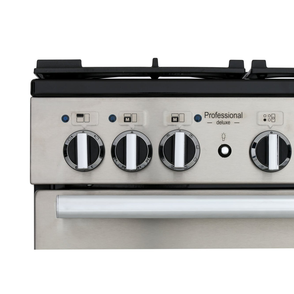 Rangemaster PDL100DFFSS/C Professional Deluxe Stainless Steel / Chrome 100cm Dual Fuel Range Cooker - product image 7