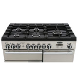 Rangemaster PDL100DFFSS/C Professional Deluxe Stainless Steel / Chrome 100cm Dual Fuel Range Cooker - product image 10