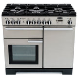 Rangemaster PDL100DFFSS/C Professional Deluxe Stainless Steel / Chrome 100cm Dual Fuel Range Cooker - product image 1