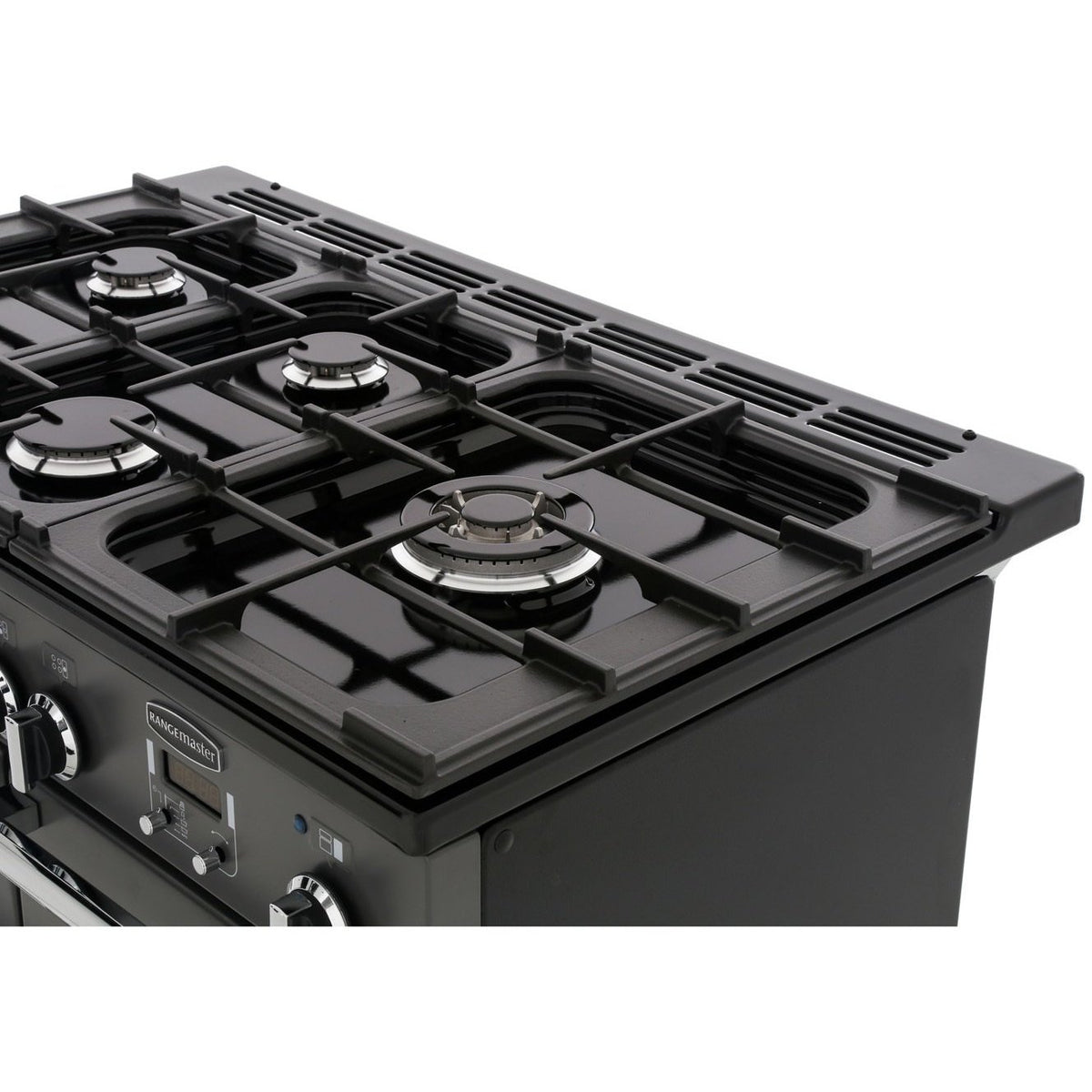 Rangemaster PDL100DFFGB/C Professional Deluxe Black / Chrome 100cm Dual Fuel Range Cooker - product image 14