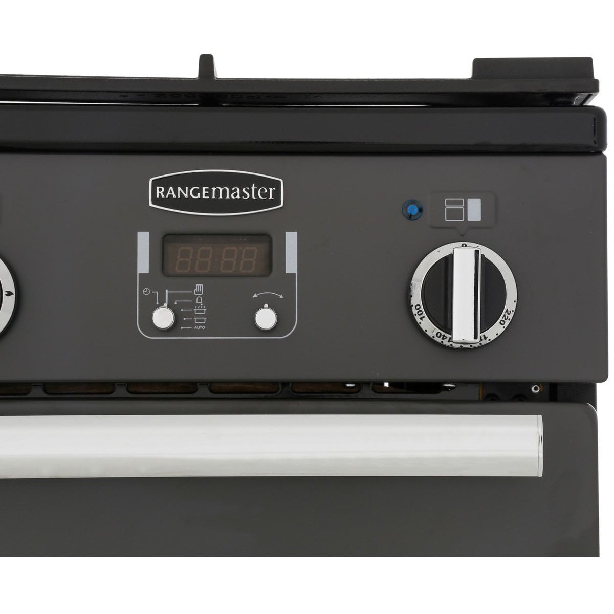 Rangemaster PDL100DFFGB/C Professional Deluxe Black / Chrome 100cm Dual Fuel Range Cooker - product image 9