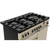 Rangemaster PDL100DFFCR/C Professional Deluxe Cream / Chrome 100cm Dual Fuel Range Cooker - product image 11