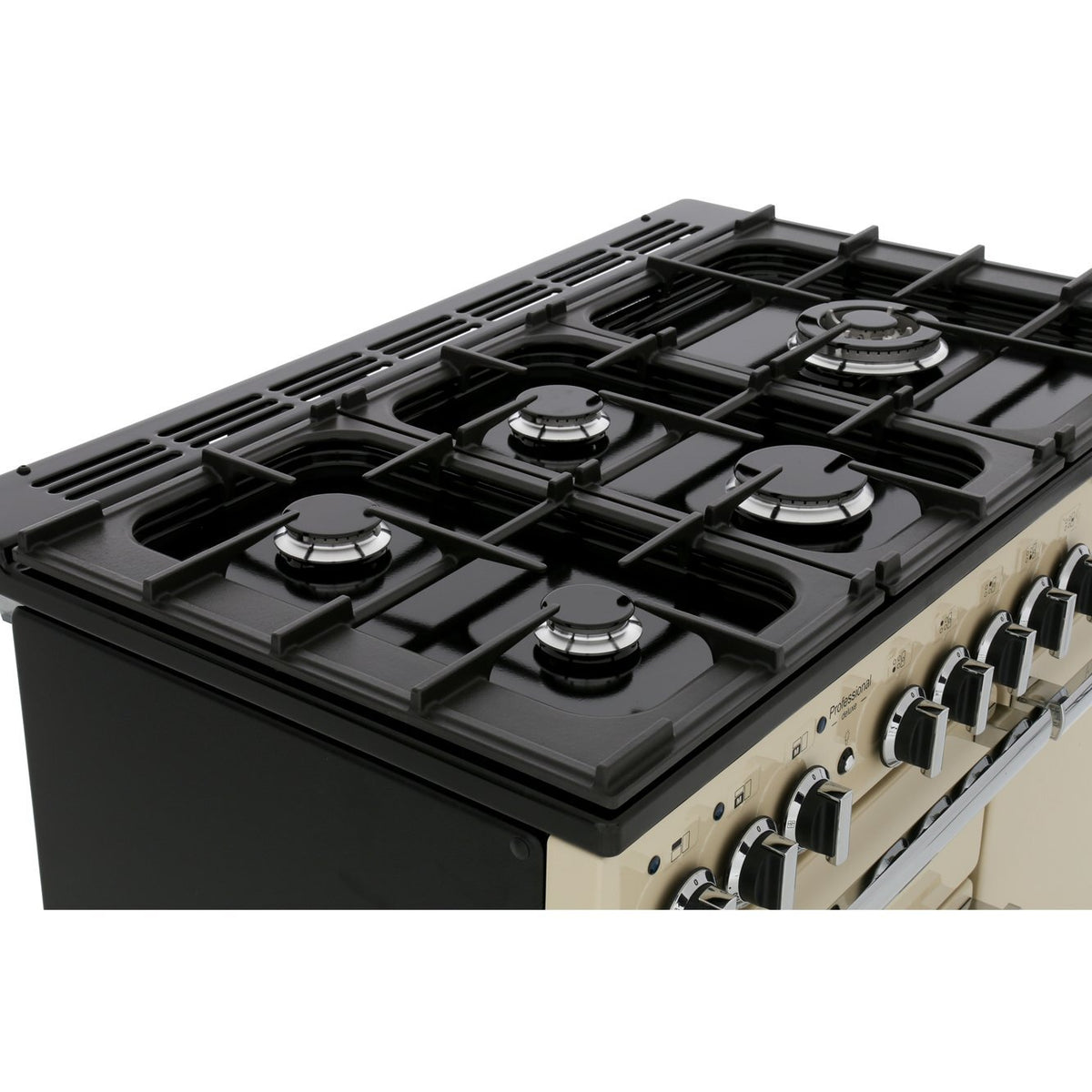 Rangemaster PDL100DFFCR/C Professional Deluxe Cream / Chrome 100cm Dual Fuel Range Cooker - product image 12